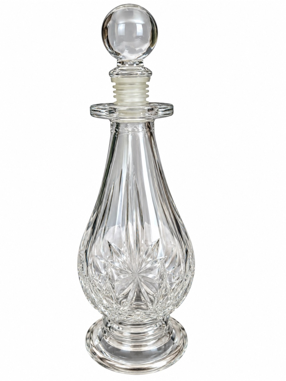 Vintage Glass Crystal Wine Decanter - Picture 2 of 6